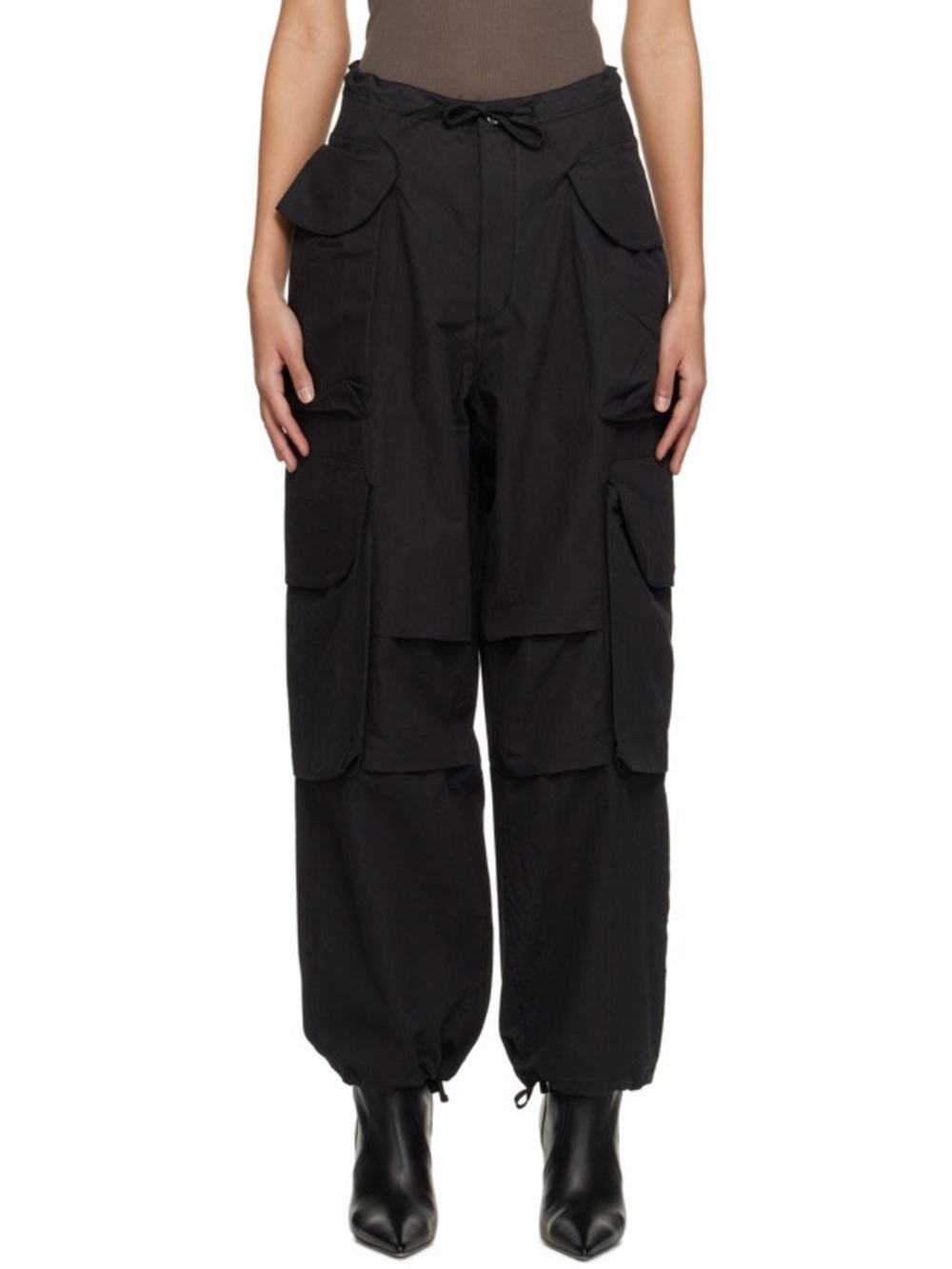 Entire Studios Black Gocar Cargo Pants Womens Size S